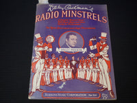 1928 DAILEY PASKMAN'S RADIO MINSTRELS SONG BOOK - SOFTCOVER - J 8034
