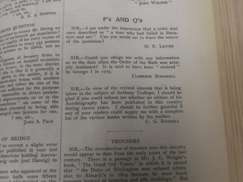 1927 SATURDAY REVIEW 2 BOUND VOLUMES - COMPLETE YR- PUBLISHED IN LONDON - R 1130