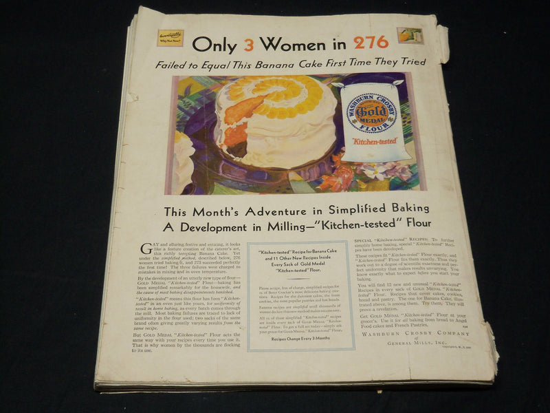 1930 MARCH WOMAN'S HOME COMPANION MAGAZINE - GREAT COVER & ADS - ST 4878H
