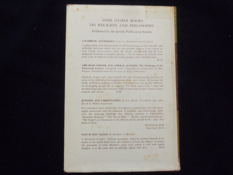 1962 THE PROPHETS HARDCOVER BOOK BY ABRAHAM J. HESCHEL - FIRST EDITION - KD 8938
