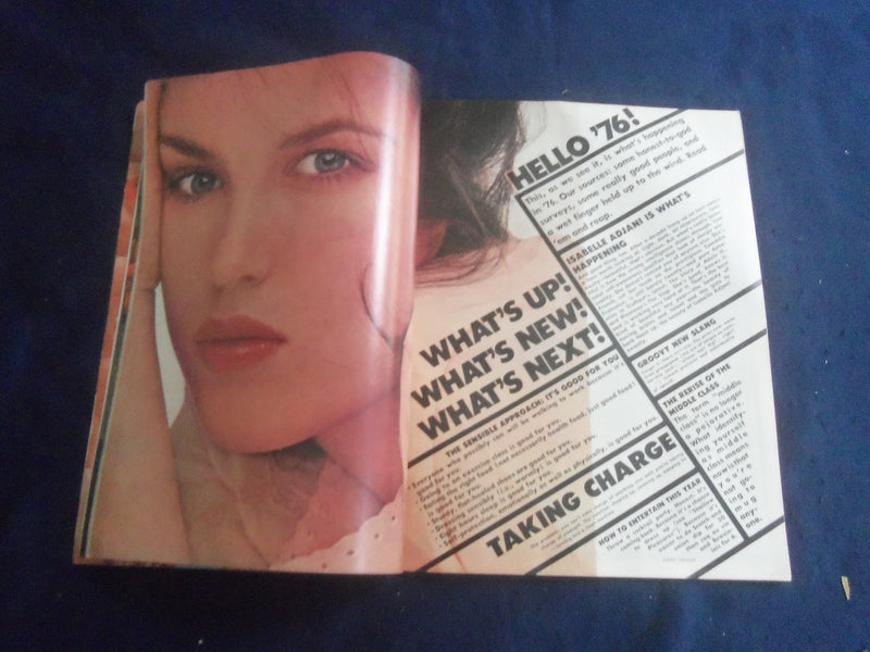 1976 JANUARY MADEMOISELLE MAGAZINE - EMILY WATSON COVER - B 4165C