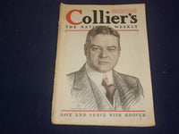 1917 AUGUST 11 COLLIER'S MAGAZINE - SAVE AN SERVE WITH HERBERT HOOVER - ST 6719