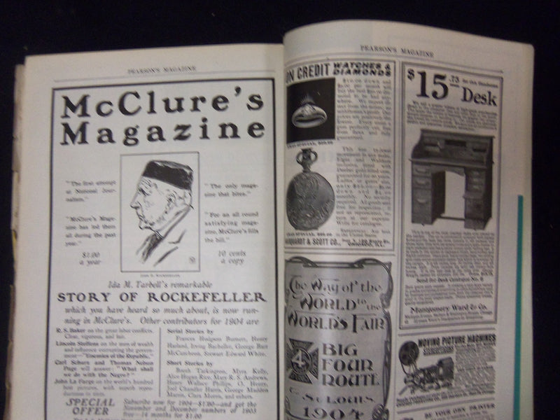 1903 DECEMBER PEARSON'S MAGAZINE - NICE STORIES, ADS & ILLUSTRATIONS - ST 3003