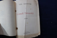 1900-1901 CORNELL UNIVERSITY REGISTER AND MAP - SOFTCOVER BOOK - K 823