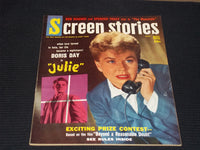 1956 SEPTEMBER SCREEN STORIES MAGAZINE - DORIS DAY FRONT COVER - E 15860