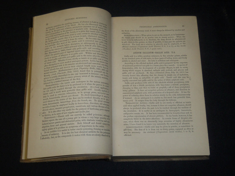 1883 A TREATISE ON THERAPEUTICS BY H. C. WOOD M. D. - MEDICA - KD 5860