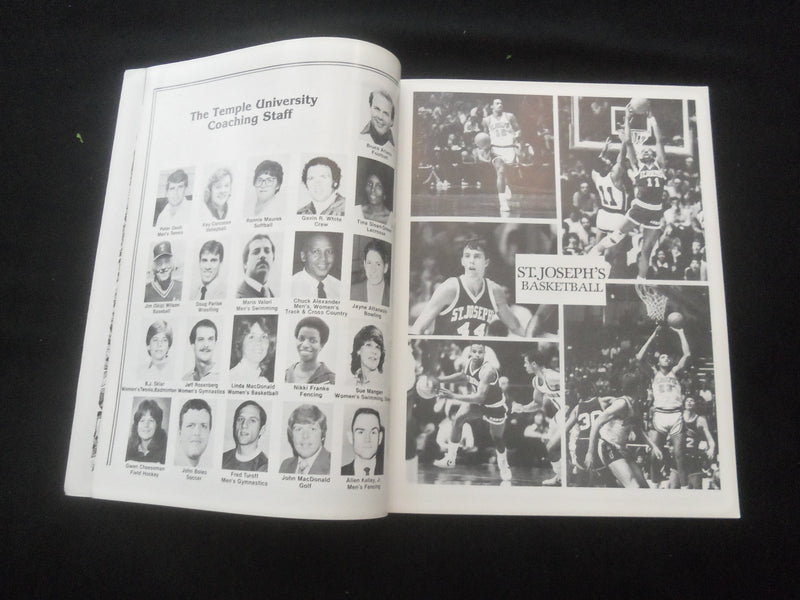 1984 JANUARY 4 PHILADELPHIA BIG 5 BASKETBALL MAGAZINE 1983-84 - ST 457W