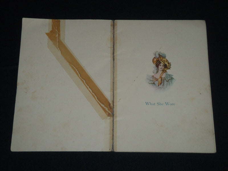 1899 WHAT SHE WORE PICTORIAL HISTORY OF WOMAN'S DRESS BOOK BY E. FELIX - J 4307