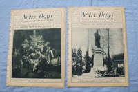 1922 NOTRE PAYS MAGAZINE - PASTEUR - FRENCH - LOT OF 8 - O 3853