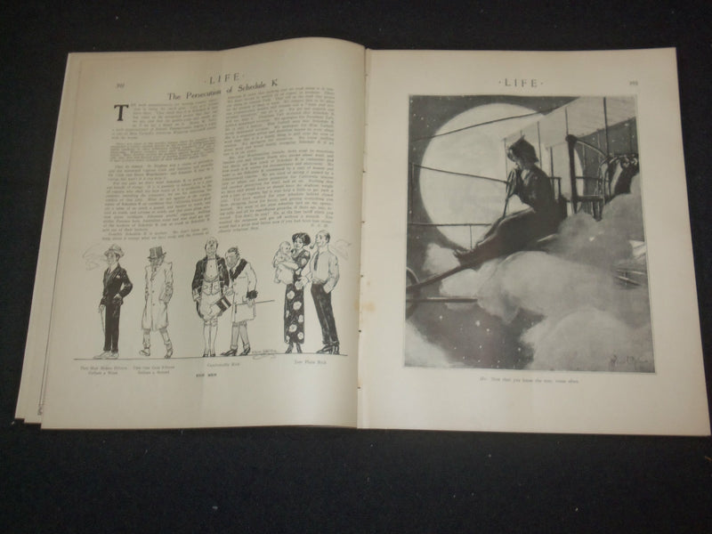 1911 FEBRUARY 23 LIFE MAGAZINE - RICH MAN'S NUMBER - ST 6444