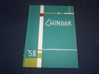 1958 CHINOOK WASHINGTON STATE COLLEGE YEARBOOK - PULLMAN, WASHINGTON - YB 2344