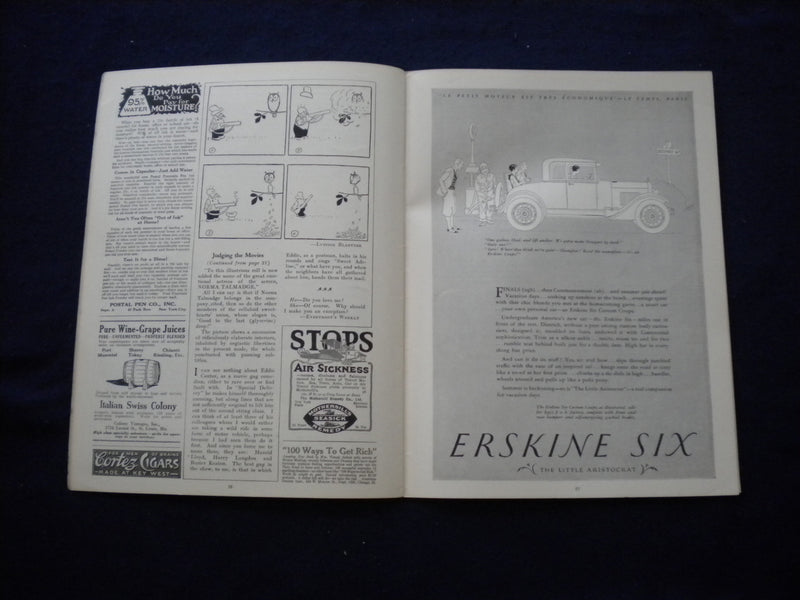 1927 MAY 28 JUDGE MAGAZINE - SELF PORTRAIT - B 435Y