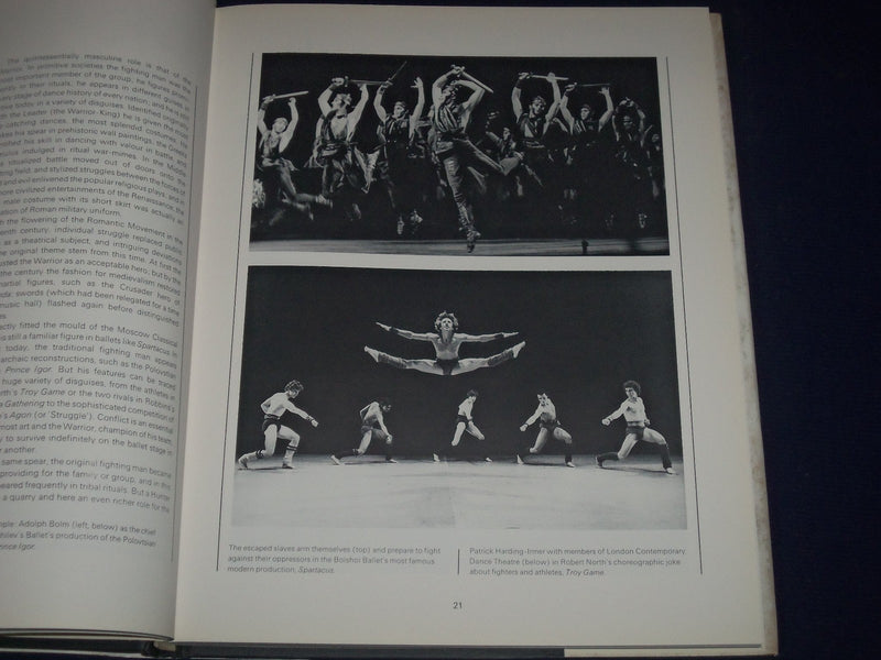 1984 MEN DANCING HARDCOVER BOOK BY ALEXANDER BLAND + JOHN PERCIVAL - KD 2120