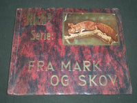 1930'S RICH'S SERIE FRA MARK OG SKOV ANIMAL TOBACCO CARDS ALBUM DANISH - KD 3185