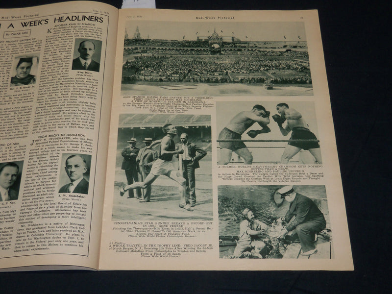 1934 JUNE 2 MID-WEEK PICTORIAL MAGAZINE SECTION - CENTURY OF PROGRESS - NP 4521