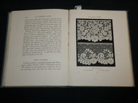 1905 POINT AND PILLOW LACE HARDCOVER BOOK BY MARY SHARP - NICE ILLUS. - KD 6617