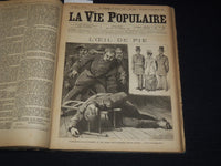 1884 OCTOBER-DECEMBER LA VIE POPULAIRE FRENCH MAGAZINE BOUND VOLUME - KD 7462F