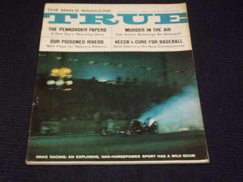1966 APRIL TRUE MAGAZINE VERY NICE MAN'S COVER & ISSUE - E 3706