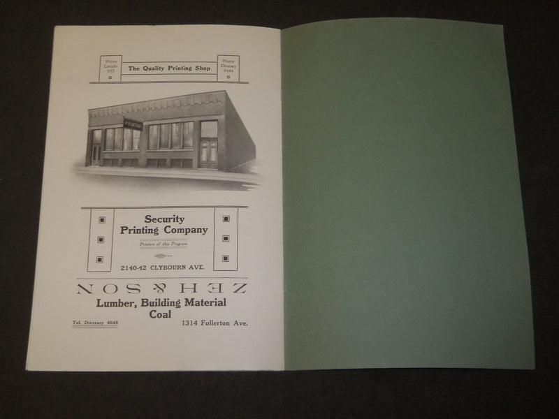 1921 APRIL ALL ABOARD PROGRAM - ACCOUNTING DEPT CHICAGO - MILWAUKEE - J 3492