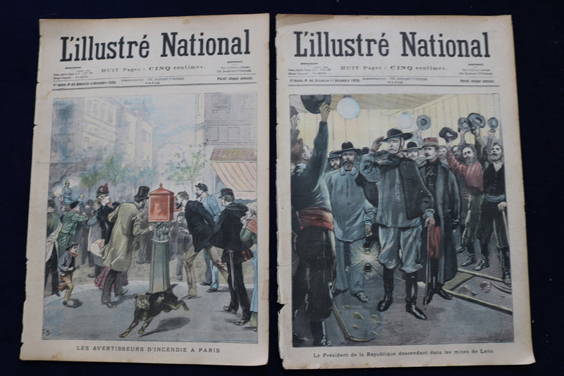 1898-1906 L'ILLUSTRE NATIONAL MAGAZINE - FRENCH - LOT OF 15 - O 3657
