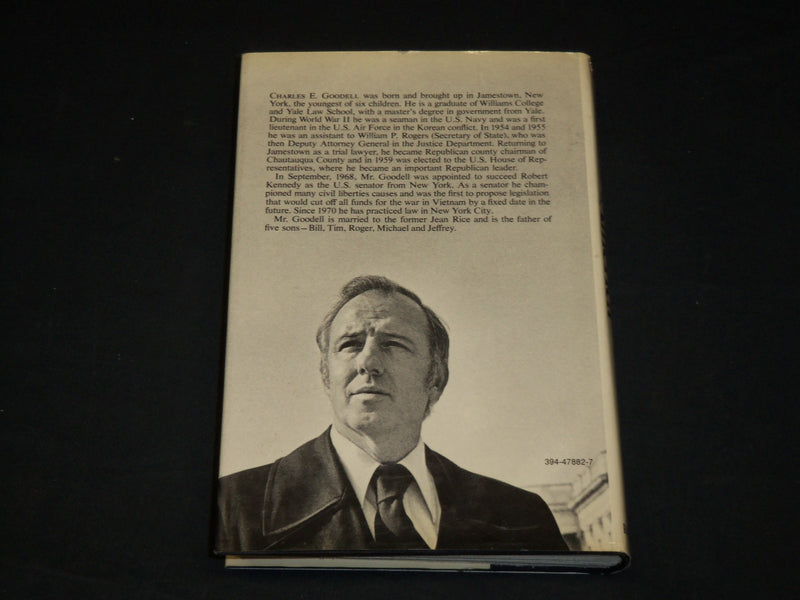 1973 POLITICAL PRIONERS IN AMERICA BOOK INSCRIBED BY CHARLES GOODELL - D 565