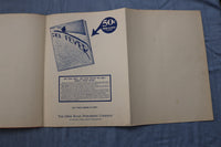 1937 SKI CHART CONCENTRATED TECHNIQUE- ILLUSTRATED IN COLORS -SOFTCOVER - K 3223