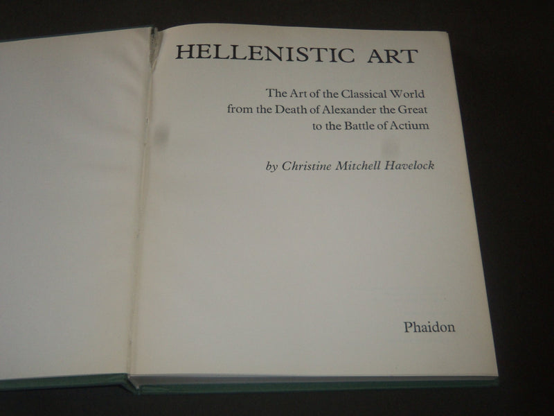 1971 HELLENISTIC ART BY CHRISTINE HAVELOCK HARDCOVER BOOK - NICE PRINTS- KD 3887