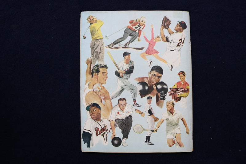1958 WHO'S WHO IN SPORTS MAGAZINE - MANTLE-SUGAR RAY ROBINSON COVER - E 11884