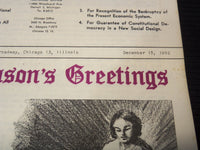 1952 DECEMBER 15 THE RALLY LETTER - NEWS AND VIEWS - K 2608