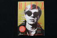 1989 SEPTEMBER BLITZ MAGAZINE - ANDY WARHOL COVER - E 24397