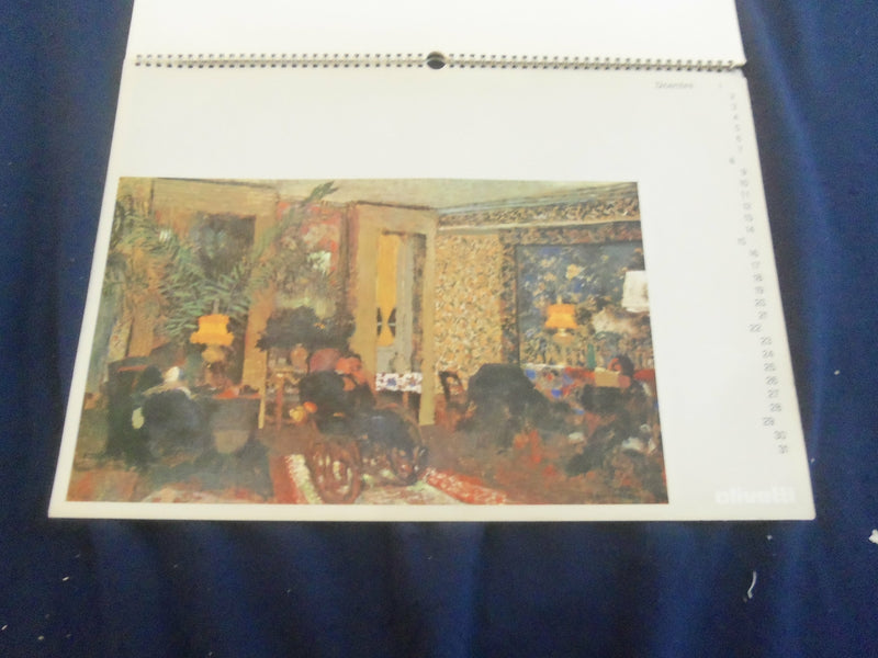 1973 E. VUILLARD - OLIVETTI CALENDAR - GREAT PAINTINGS - ST 2648L