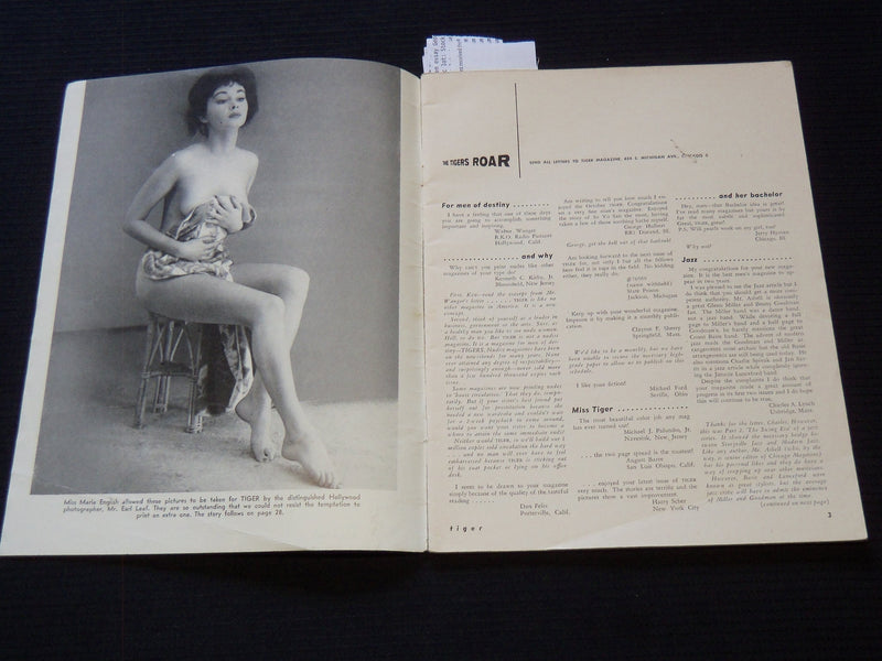 1956 DECEMBER TIGER MAGAZINE - LIFE OF ELVIS PRESLEY - WILLAIM PENN - SP 3253Q