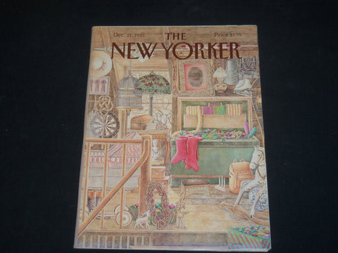 1987 DECEMBER 21 THE NEW YORKER MAGAZINE - ILLUSTRATED COVER - NY 1352