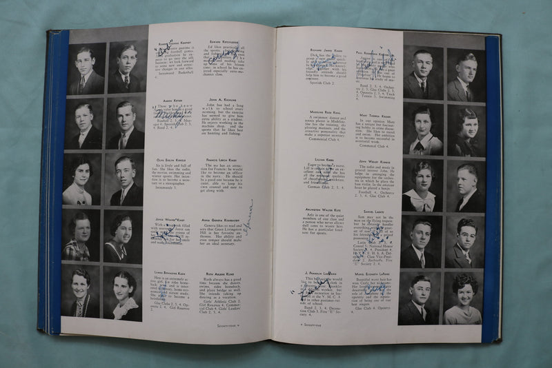1936 THE RECHAUFFE EASTON HIGH SCHOOL YEARBOOK - EASTON, PENNSYLVANIA - YB 3554