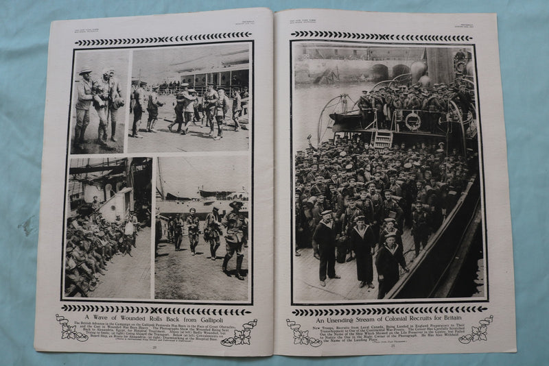 1915 AUG 19 NEW YORK TIMES MID-WEEK PICTORIAL - GERMAN CROWN PRINCE - NP 9148