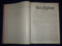 1883-1884 SEP-JUN YALE NEWS MAGAZINE BOUND VOLUME NO. 7 - GREAT ADS - KD 726G