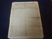 1846 NOVEMBER 28 MASSACHUSETTS PLOUGHMAN NEWSPAPER- AEROLITES- DR. WALL- NP 5137