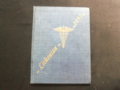 1951 LICHONIAN LONG ISLAND COLLEGE OF MEDICINE YEARBOOK - BROOKLYN, NY - YB 3148
