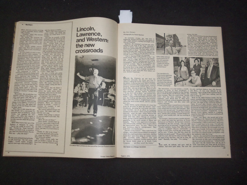 1974 AUGUST 4 CHICAGO TRIBUNE MAGAZINE - JACK NICHOLSON - NP 8068