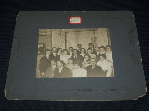 1900 CHOIR MOUNTED PHOTO - 14x11 - #173