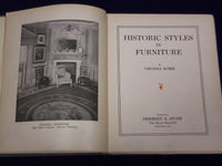 1905 HISTORIC STYLES IN FURNITURE BY VIRGINIA ROBIE BOOK ILLUSTRATIONS - KD 1716