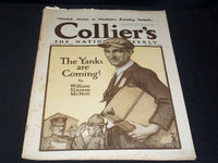 1918 FEBRUARY 16 COLLIER'S MAGAZINE - THE YANKS ARE COMING FRONT COVER - E 5100