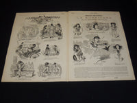 1880 JOURNAL AMUSANT ILLUSTRE FRENCH MAGAZINE LOT OF 30 - FASHION ILLUS- O 3197J
