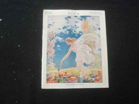 1914 APRIL 2 LIFE MAGAZINE - EASTER NUMBER - SPRING UNLOCKS THE FLOWERS - L 759A