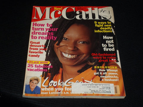 1995 MARCH MCCALL'S MAGAZINE - WHOOPI GOLDBERG FRONT COVER - E 569