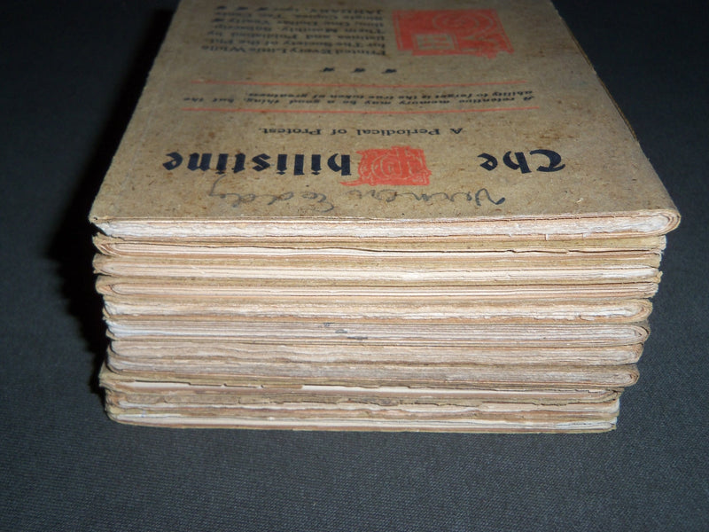 1902 THE PHILISTINE MAGAZINE LOT OF 11 ISSUES - BY ELBERT HUBBARD - WR 709H