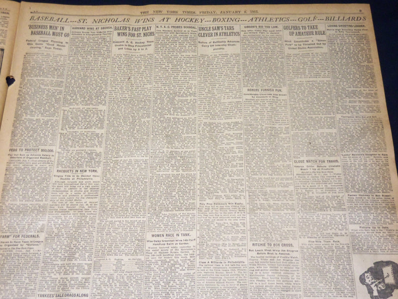 1915 JANUARY 8 NEW YORK TIMES - ACTION TO MAKE A SAFER SUBWAY - NT 7818