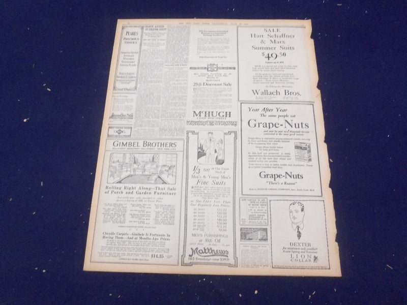 1920 JUNE 23 NEW YORK TIMES - LEADERS PLAN CONVENTION PROGRAM - NT 9123