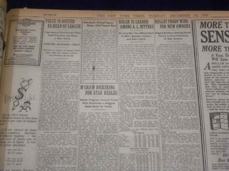 1920 DECEMBER 14 NEW YORK TIMES - BATTLES RAGE OVER IRISH BARRACKS - NT 8484