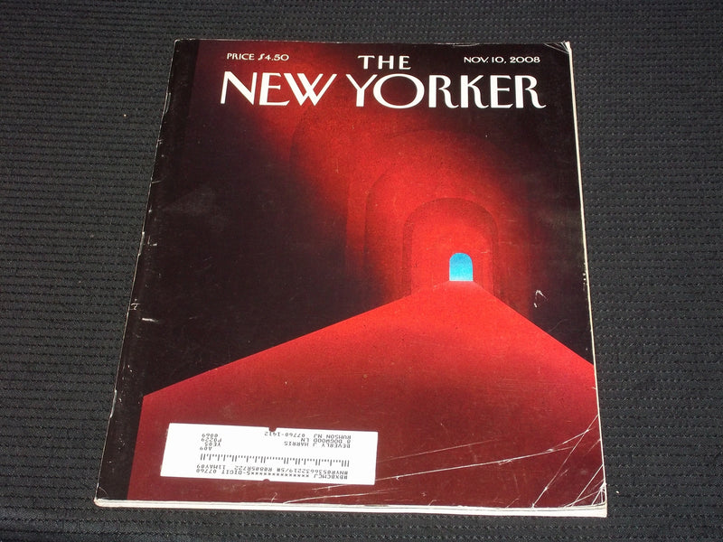 2008 NOVEMBER 10 THE NEW YORKER MAGAZINE NICE ILLUSTRATED COVER - E 3257